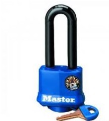 MasterLock/瑪斯特鎖 312 全熱塑外殼防風雨掛鎖