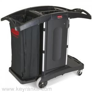  Rubbermaid/樂柏美 可折疊客房服務(wù)推車/9T76