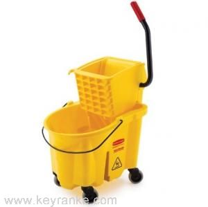 Rubbermaid/樂柏美 防溢側壓式拖把壓水桶組合/7480-18
