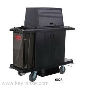 客房服務(wù)推車，帶門和安全防護(hù)罩