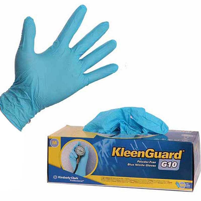 KLEENGUARD* G10 藍色丁腈手套