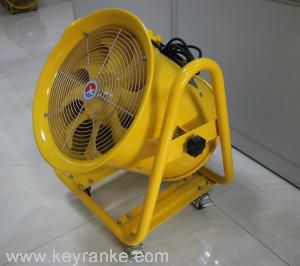 帶腳輪400mm防爆風機，配套變徑出風口350mm防爆風管 6M